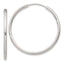 Hoop Earrings in Sterling Silver, 2x36mm - Sophia Jewelers