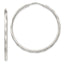 Endless Hoop Earrings in Sterling Silver, 36mm Diamond-Cut - Sophia Jewelers