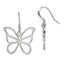 Butterfly Dangle Earrings in Sterling Silver - Sophia Jewelers
