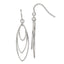 Sterling Silver Polished Triple Marquise Shape Dangle Earrings - Sophia Jewelers