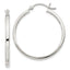 Sterling Silver 2.5x30mm Polished Hoop Earrings - Sophia Jewelers