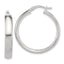 Sterling Silver 5x30mm Hoop Earrings - Sophia Jewelers
