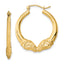 Sterling Silver Gold-Plated Hollow Rams Head Hoop Earrings - Sophia Jewelers