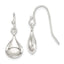Sterling Silver Shepherd Hook Earrings