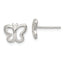 Sterling Silver Polished Butterfly Children's Post Earrings