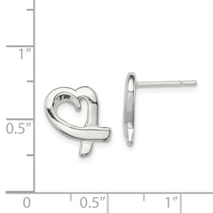 Sterling Silver Heart Earrings