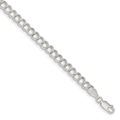 Sterling Silver 8inch Polished Charm Bracelet
