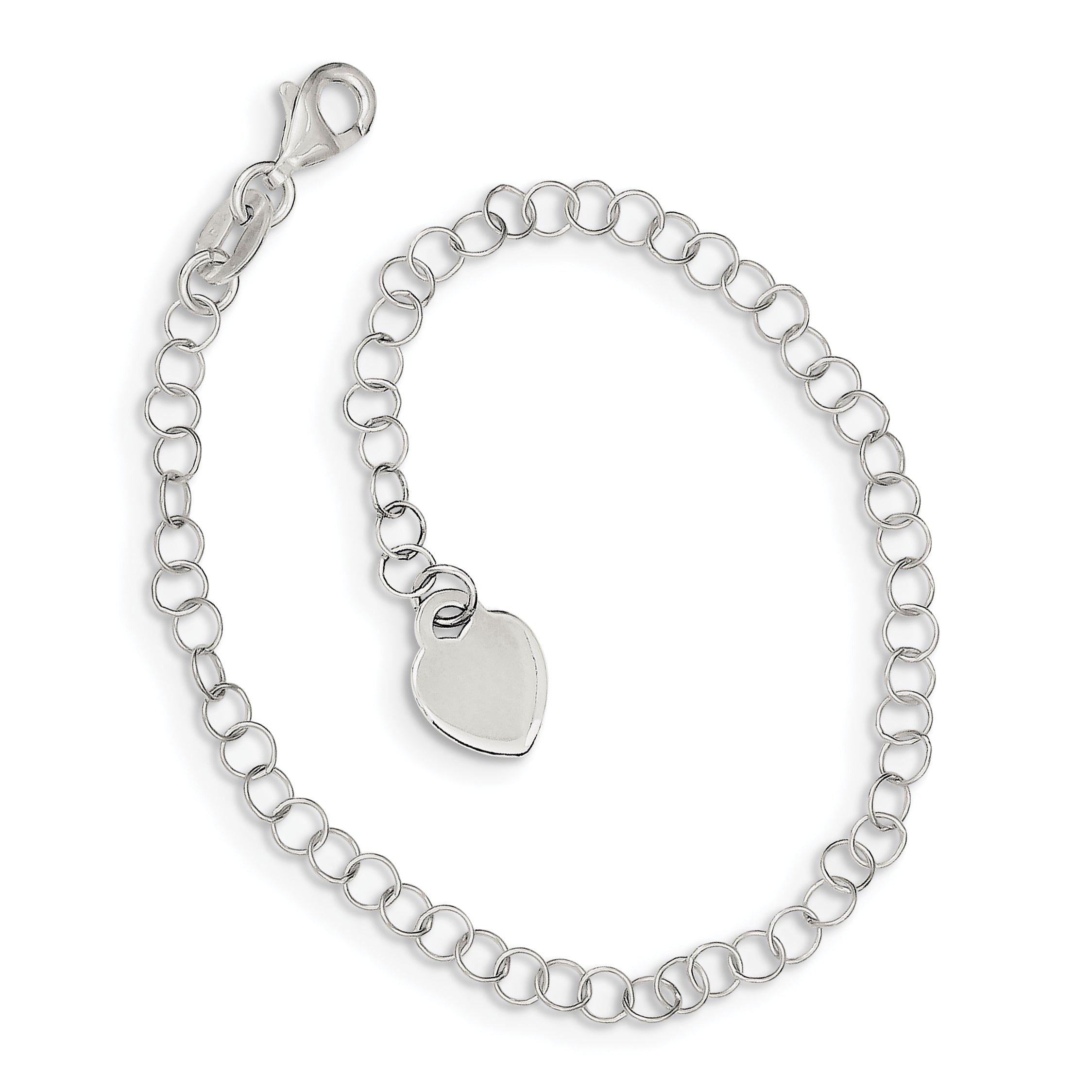 Sterling Silver Round Link Bracelet