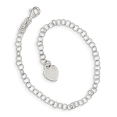 Sterling Silver Round Link Bracelet