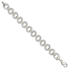 Sterling Silver Fancy Link Bracelet