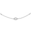Sterling Shimmer Sterling Silver Rhodium-plated 18 inch 76 Stone 7 Station CZ Necklace