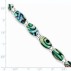 Sterling Silver Abalone Bracelet