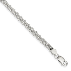 Sterling Silver 8.5inch Fancy Link Bracelet