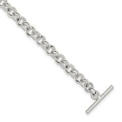 Sterling Silver 8.5inch Fancy Link Bracelet
