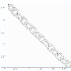 Sterling Silver 7.5inch Fancy Link Bracelet