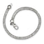 Mesh & Strass Crystal Bracelet in Sterling Silver, 7.5 Inch - Sophia Jewelers