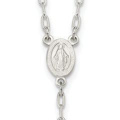 Sophia Jewelers 925 Sterling Silver Polished 26 Rosary Necklace for Women