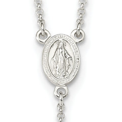 Sterling Silver Tiger Eye Rosary Necklace 33 Polished Women's Jewelry