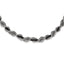 Ruthenium-Plated Fancy Mesh Necklace in Sterling Silver, 18 Inch - Sophia Jewelers