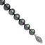 Black Freshwater Pearl Bracelet in Sterling Silver, 8mm, 7.2 Inch - Sophia Jewelers