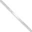 Sterling Silver 8inch Polished Engraveable Anchor Link ID Bracelet