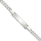 Sterling Silver Baby ID Bracelet