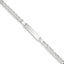 Sterling Silver Engraveable Childrens ID Anchor Link Bracelet - Sophia Jewelers