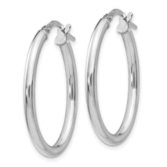 Sterling Silver 925 Oval Hoop Earrings with Polished Finish