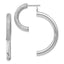 Sterling Silver Polished D/C Removable Front Back Earrings