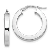 Sterling Silver Polished Hoop Earrings