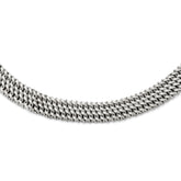 Sterling Silver Mesh Necklace