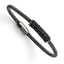 Black Ruthenium-Plated Cubic Zirconia Fancy Bracelet in Sterling Silver, 7.5 Inch - Sophia Jewelers