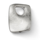 Sterling Silver Scratch Finish Pendant