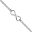 Infinity Symbol Bracelet in Sterling Silver, 7.5 Inch - Sophia Jewelers