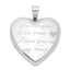 Diamond Heart Ash Holder Locket in Sterling Silver, 30mm (0.01 ct. tw.) - Sophia Jewelers