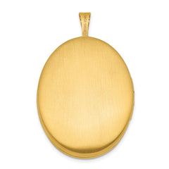 1/20 Gold Filled 26mm Floral Oval Locket