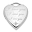 Sterling Silver Polished Diamond I Love You Heart Locket