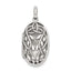 Filigree Locket Pendant in Sterling Silver, 32mm Antiqued - Sophia Jewelers
