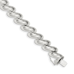 Sterling Silver 11.0mm San Marco Bracelet