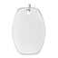 Sterling Silver Rh-plt Engraveable Polished Front/Satin Back Disc Charm
