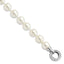 Shell Pearl Hand-Knotted Fancy Bracelet in Sterling Silver, 7.5 Inch - Sophia Jewelers