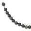 Black Shell Crystal Bracelet in Sterling Silver, 10.3mm, 8 Inch - Sophia Jewelers