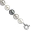 Multi-Color Pearl Hand-Knotted Bracelet in Sterling Silver, 13mm, 7.5 Inch - Sophia Jewelers
