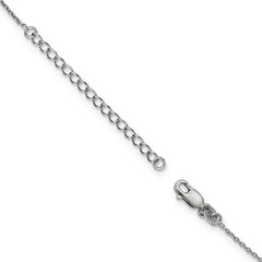 Sophia Jewelers Rose Gold Sterling Silver Pink CZ Necklace, Elegant Women's Pendant