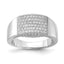 Cubic Zirconia Ring in Sterling Silver, 3.25mm, Size 7 - Sophia Jewelers
