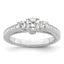 Brilliant Embers Sterling Silver Rhodium-plated 21 Stone Micro Pav‚ CZ Ring