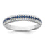 White Micro-Pavé Cubic Zirconia Ring in Sterling Silver - Sophia Jewelers
