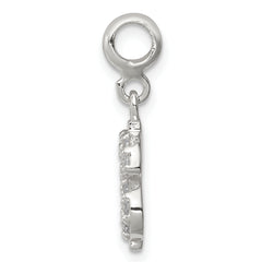 Sterling Silver CZ Dollar Sign Enhancer