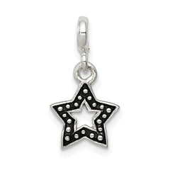 Sterling Silver Enameled Star Enhancer
