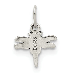 Sterling Silver Antiqued Dragonfly Charm